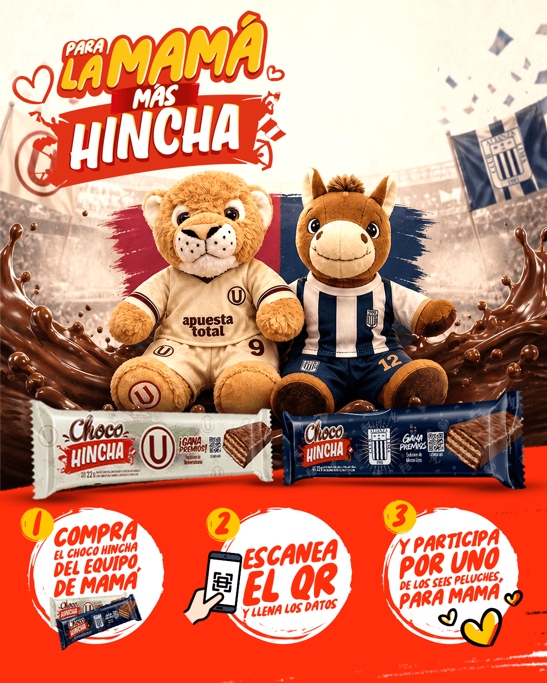 La mamá más hincha